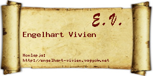 Engelhart Vivien névjegykártya